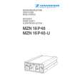 SENNHEISER MZN 16P48 MZN 16P48-U Owner's Manual cover photo