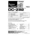 PIONEER DCZ92 Service Manual cover photo