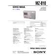 SONY MZB10 Service Manual cover photo