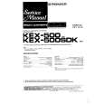 PIONEER KEX500EW Service Manual cover photo