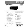 SONY TCV715T Service Manual cover photo