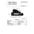 KENWOOD TM731A Service Manual cover photo