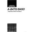 ONKYO A8450 Owner's Manual cover photo
