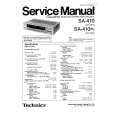 TECHNICS SA410/K Service Manual cover photo