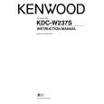 KENWOOD KDC-W237S Owner's Manual cover photo