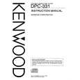 KENWOOD DPC331 Owner's Manual cover photo