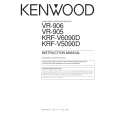 KENWOOD VR905 Owner's Manual cover photo