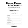 CASIO TV600G/H Service Manual cover photo