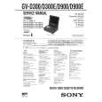 SONY GVD900/E Service Manual cover photo