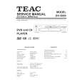 TEAC DV-3000 Service Manual cover photo