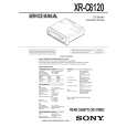 SONY XR-C6120 Owner's Manual cover photo