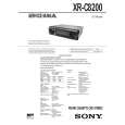 SONY XRC8200 Service Manual cover photo