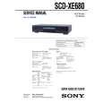 SONY SCDXE680 Service Manual cover photo