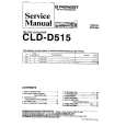 PIONEER CLDD515 Service Manual cover photo