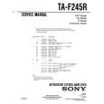 SONY TAF245R Service Manual cover photo