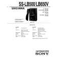 SONY SS-LB500 Service Manual cover photo