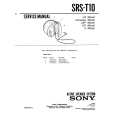SONY SRS-T10 Service Manual cover photo