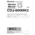 PIONEER CDJ-800MK2 Service Manual cover photo