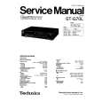 TECHNICS STG70L Service Manual cover photo
