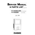 CASIO FV600BA/BB Service Manual cover photo