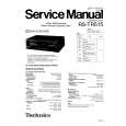 TECHNICS RS-TR515 Service Manual cover photo
