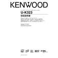 KENWOOD U-K323 Owner's Manual cover photo