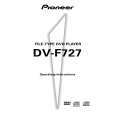 PIONEER DV-F727 Owner's Manual cover photo