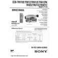 SONY CCD-TRV112 Owner's Manual cover photo