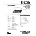 SONY PS-LX52Y Service Manual cover photo