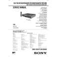 SONY SLVSE60 Service Manual cover photo