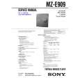 SONY MZE909 Service Manual cover photo