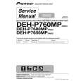 PIONEER DEH-P7600MPUC Service Manual cover photo