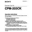 SONY CPM-203CK Owner's Manual cover photo