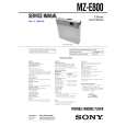 SONY MZE800 Service Manual cover photo