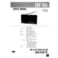 SONY SRF45L Service Manual cover photo