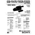 SONY CCD-FX470 Service Manual cover photo
