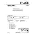 SONY D-148CR Service Manual cover photo