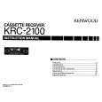 KENWOOD KRC2100 Owner's Manual cover photo