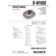 SONY DNF600 Service Manual cover photo