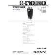 SONY SSX70ED Service Manual cover photo