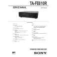 SONY TA-FE610R Service Manual cover photo