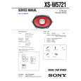 SONY XSW5721 Service Manual cover photo