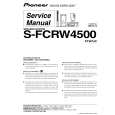 PIONEER S-FCRW4500/XTW/UC Service Manual cover photo