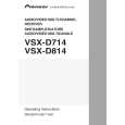 PIONEER VSX-D814 Owner's Manual cover photo