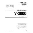 TEAC V-3000 Service Manual cover photo