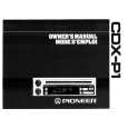 PIONEER CDX-P1 Owner's Manual cover photo