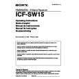 SONY ICF-SW15 Owner's Manual cover photo