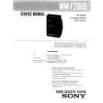 SONY WMF2065 Service Manual cover photo