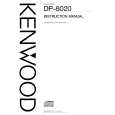 KENWOOD DP-8020 Owner's Manual cover photo