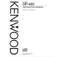 KENWOOD DP492 Owner's Manual cover photo